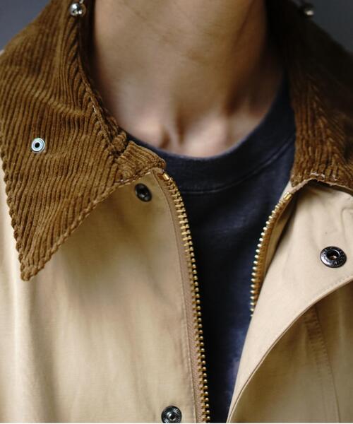 Barbour(バブアー)の「BARBOUR (バブアー) TRANSPORT/ピーチスキン コットン ショートレングスブルゾン(ブルゾン・レディース・その他10/ベージュ・38/36)」の4枚目の写真