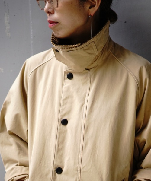 Barbour(バブアー)の「BARBOUR (バブアー) TRANSPORT/ピーチスキン コットン ショートレングスブルゾン(ブルゾン・レディース・その他10/ベージュ・38/36)」の13枚目の写真