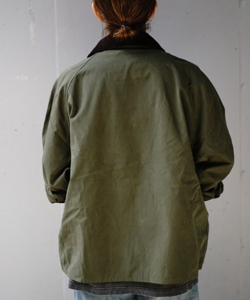Barbour(バブアー)の「BARBOUR (バブアー) TRANSPORT/ピーチスキン コットン ショートレングスブルゾン(ブルゾン・レディース・その他10/ベージュ・38/36)」の8枚目の写真
