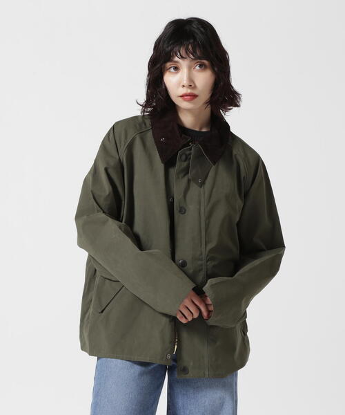 Barbour(バブアー)の「BARBOUR (バブアー) TRANSPORT/ピーチスキン コットン ショートレングスブルゾン(ブルゾン・レディース・その他10/ベージュ・38/36)」の6枚目の写真