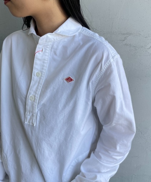 DANTON（ダントン）の「[DANTON/ダントン] ラウンドカラー オックスフォードプルオーバーシャツ(無地)（シャツ/ブラウス・レディース・ホワイト/ライトベージュ・34/36/38）」の17枚目の写真