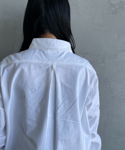 DANTON（ダントン）の「[DANTON/ダントン] ラウンドカラー オックスフォードプルオーバーシャツ(無地)（シャツ/ブラウス・レディース・ホワイト/ライトベージュ・34/36/38）」の18枚目の写真
