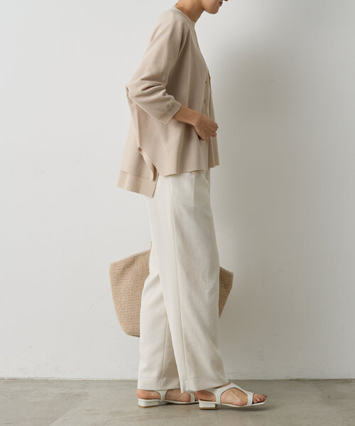 BEARDSLEY（ビアズリー）の「レザーカッティングサンダル（サンダル・レディース・ホワイト/ブラック・22.5cm/23cm/23.5cm/24cm/24.5cm）」の15枚目の写真