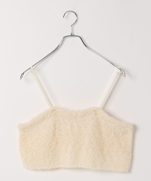 GLOBAL WORK（グローバルワーク）の「テープヤーンニットビスチェ/319691（キャミソール・キッズ・グレー/アイボリー・LARGE/MEDIUM）」の10枚目の写真