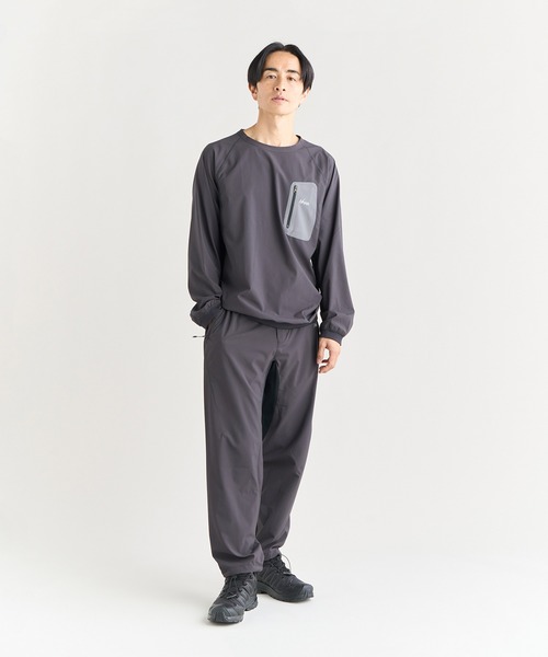 NANGA(ナンガ)の「HYBRID FLEX L/S TOPS/ハイブリッドフレックスロングスリーブトップス(Tシャツ/カットソー・メンズ・グレー/ネイビー/ベージュ/ブラック・S/M/L/XL)」の12枚目の写真