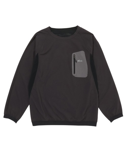 NANGA(ナンガ)の「HYBRID FLEX L/S TOPS/ハイブリッドフレックスロングスリーブトップス(Tシャツ/カットソー・メンズ・グレー/ネイビー/ベージュ/ブラック・S/M/L/XL)」の5枚目の写真