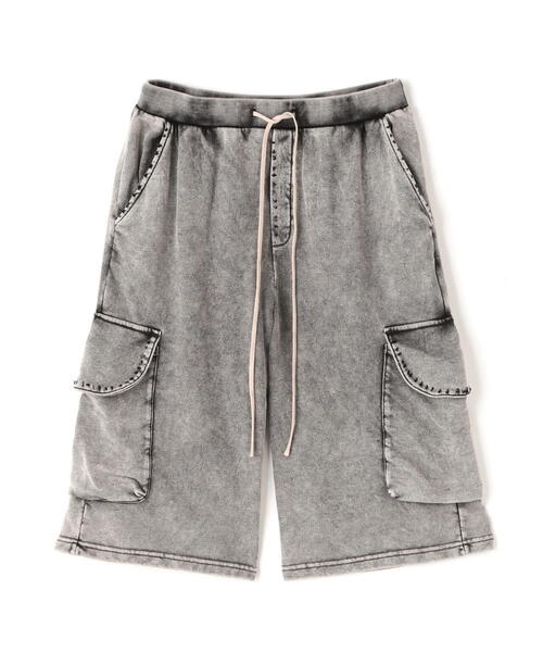 DANKE SCHON(ダンケシェーン)の「DankeSchon/ダンケシェーン/CHEMICALSWEAT CARGO SHORTS(その他パンツ・レディース・グレー/ブラック・L/M)」の3枚目の写真