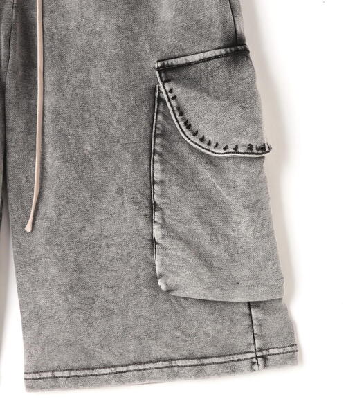 DANKE SCHON(ダンケシェーン)の「DankeSchon/ダンケシェーン/CHEMICALSWEAT CARGO SHORTS(その他パンツ・レディース・グレー/ブラック・L/M)」の11枚目の写真