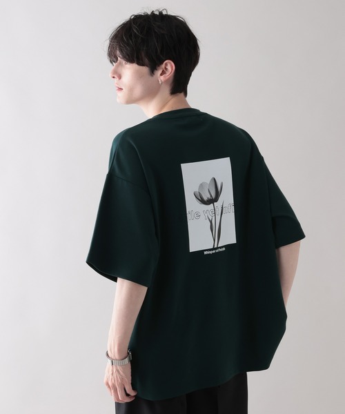 COOL!!★Givency★フラワープリント ショート丈 Tシャツ黒 160]フラワーモチーフプリントロンT(カットソー・Tシャツ