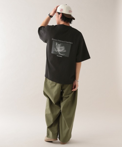 グッドオン　ハレイワフォトプリント Tシャツ ARCADE tシャツ メンズ 長袖 フォトプリント ロンT 長袖Tシャツ