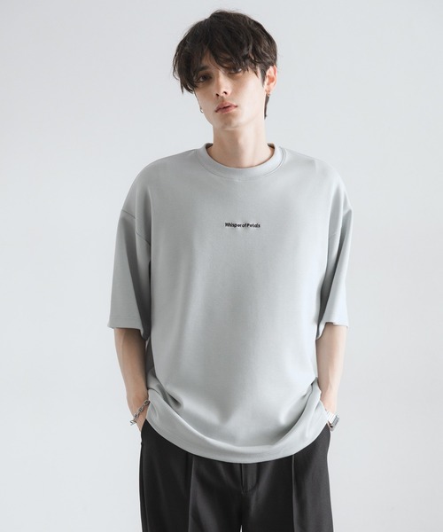 RAGEBLUE（レイジブルー）の「フラワーフォトプリント/オーバーサイズポンチTシャツ（Tシャツ/カットソー・メンズ・ブラック/ライトグレー/ホワイト/ライトブルー/ダークグリーン・SMALL/LARGE/MEDIUM）」の21枚目の写真