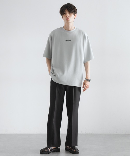 RAGEBLUE（レイジブルー）の「フラワーフォトプリント/オーバーサイズポンチTシャツ（Tシャツ/カットソー・メンズ・ブラック/ライトグレー/ホワイト/ライトブルー/ダークグリーン・SMALL/LARGE/MEDIUM）」の19枚目の写真