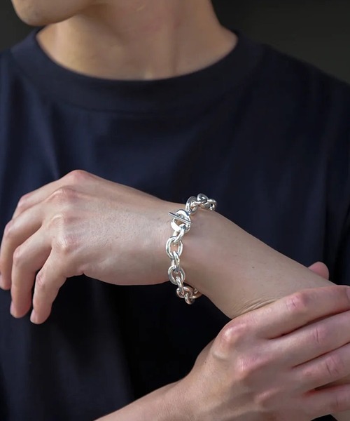 NARRATIVE PLATOON（ナラティブ プラトゥーン）の「NARRATIVEPLATOON:QUEEN CHAIN BRACELET MEN'S SV-925（ブレスレット・メンズ・シルバー・S/M）」の3枚目の写真