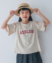 NHT（エヌエイチティー）の「NHT/エヌエイチティー ATELIERオフショルダーTシャツ（Tシャツ/カットソー・キッズ）」