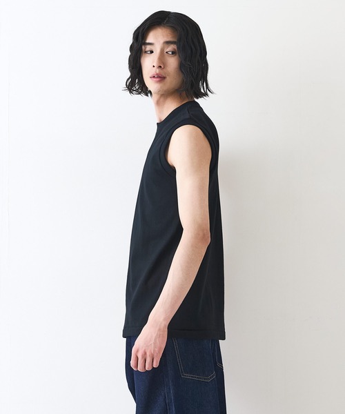 HANES(ヘインズ)の「【HANES/ヘインズ】KURO スリーブレスTシャツ(Tシャツ/カットソー・メンズ・ブラック・SMALL/MEDIUM/LARGE/X-LARGE)」の7枚目の写真