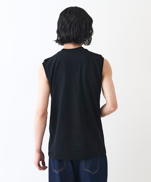 HANES(ヘインズ)の「【HANES/ヘインズ】KURO スリーブレスTシャツ(Tシャツ/カットソー・メンズ・ブラック・SMALL/MEDIUM/LARGE/X-LARGE)」の8枚目の写真