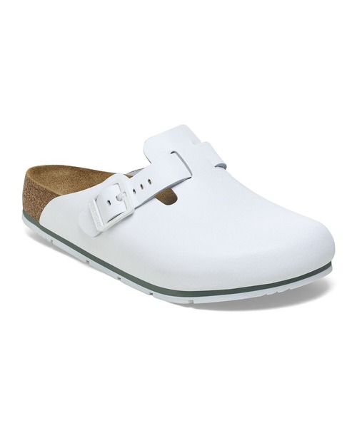 BIRKENSTOCK(ビルケンシュトック)の「【公式】ビルケンシュトック Boston PRO/ボストン PRO ナチュラルレザー(サンダル・メンズ・ホワイト・25cm【レギュラー幅】/26cm【レギュラー幅】/26.5cm【レギュラー幅】/27cm【レギュラー幅】/28cm【レギュラー幅】/28.5cm【レギュラー幅】)」の1枚目の写真
