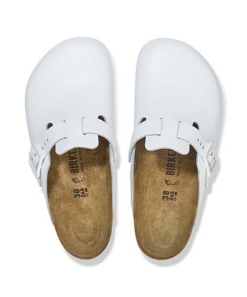BIRKENSTOCK(ビルケンシュトック)の「【公式】ビルケンシュトック Boston PRO/ボストン PRO ナチュラルレザー(サンダル・メンズ・ホワイト・25cm【レギュラー幅】/26cm【レギュラー幅】/26.5cm【レギュラー幅】/27cm【レギュラー幅】/28cm【レギュラー幅】/28.5cm【レギュラー幅】)」の4枚目の写真