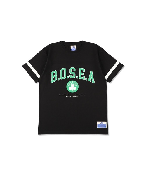 NBA（エヌビーエー）の「NBA BOSTON x WDS Football Tee（Tシャツ/カットソー・メンズ・グリーン/ブラック・XL/S/M/L）」の15枚目の写真