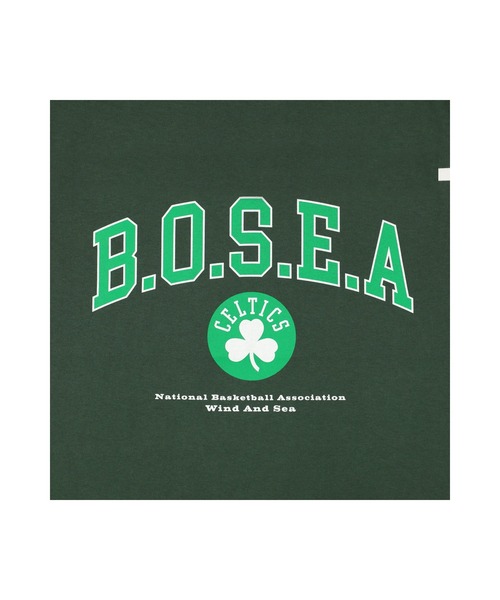 NBA（エヌビーエー）の「NBA BOSTON x WDS Football Tee（Tシャツ/カットソー・メンズ・グリーン/ブラック・XL/S/M/L）」の7枚目の写真
