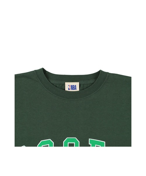 NBA（エヌビーエー）の「NBA BOSTON x WDS Football Tee（Tシャツ/カットソー・メンズ・グリーン/ブラック・XL/S/M/L）」の6枚目の写真