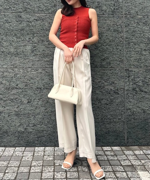 アニュアンス anuans ニットビスチェ （BEIGE） セール】ニットビスチェオールインワン（つなぎ/オールインワン
