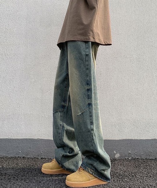 WESTSEA(ウエストシー)の「ヴィンテージライク ダメージデニムパンツ(デニムパンツ・メンズ・ブルー・M/L/XL)」の3枚目の写真