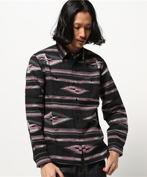 HYSTERIC GLAMOUR | WOMAN SKULL HILLS総柄 長袖ワークSH(シャツ/ブラウス)