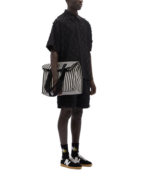MSGM(エムエスジーエム)の「3D SUNNY マクラメコットンポプリンシャツ(シャツ/ブラウス・メンズ・ブラック/ホワイト・38)」の11枚目の写真