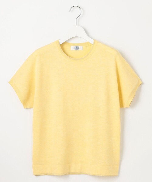 J.PRESS（ジェイプレス）の「【WEB限定カラーあり・洗える】Vis/Peスパーク ラメ ニット（ニット/セーター・レディース・イエロー系/ライトグレー系/ダークブラウン系/ブラウン系/アイボリー系・MEDIUM/LARGE）」の19枚目の写真