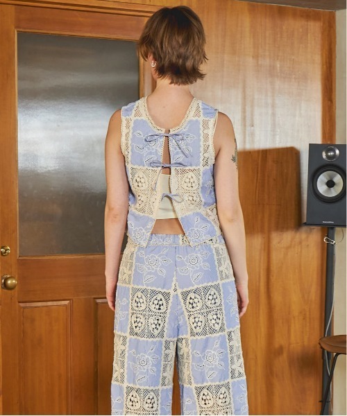 2way Embroidery Vest/2WAYエンブロイダリーベスト 2way Embroidery Vest