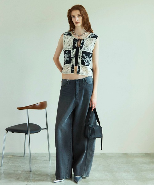 MAISON SPECIAL(メゾンスペシャル)｜Embroidery Vest/エンブロイ