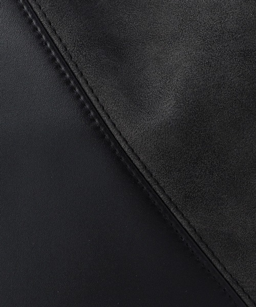 NICOLE CLUB FOR MEN（ニコルクラブフォーメン）の「バイカラーショルダーバッグ（ショルダーバッグ・メンズ・ネイビー/ベージュ/ブラック・FREE）」の9枚目の写真