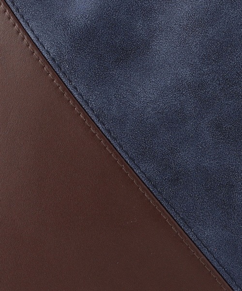 NICOLE CLUB FOR MEN（ニコルクラブフォーメン）の「バイカラーショルダーバッグ（ショルダーバッグ・メンズ・ネイビー/ベージュ/ブラック・FREE）」の10枚目の写真