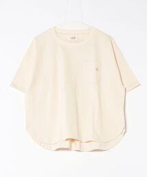 HOLLYWOOD RANCH MARKET | Hエンブロイダリー ラウンドヘムTシャツ ウイメンズ(Tシャツ/カットソー)