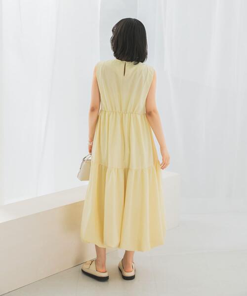 URBAN RESEARCH ROSSO WOMEN(アーバンリサーチ ロッソ)の「バルーンワンピース(ワンピース・レディース・ブラウン系その他/アイボリー/イエロー・FREE)」の17枚目の写真