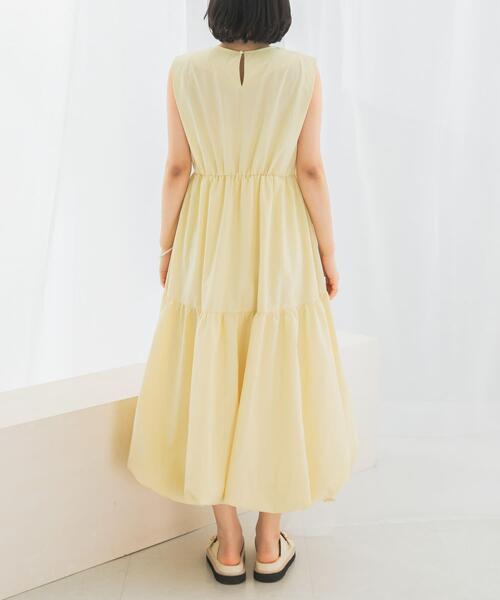 URBAN RESEARCH ROSSO WOMEN(アーバンリサーチ ロッソ)の「バルーンワンピース(ワンピース・レディース・ブラウン系その他/アイボリー/イエロー・FREE)」の20枚目の写真