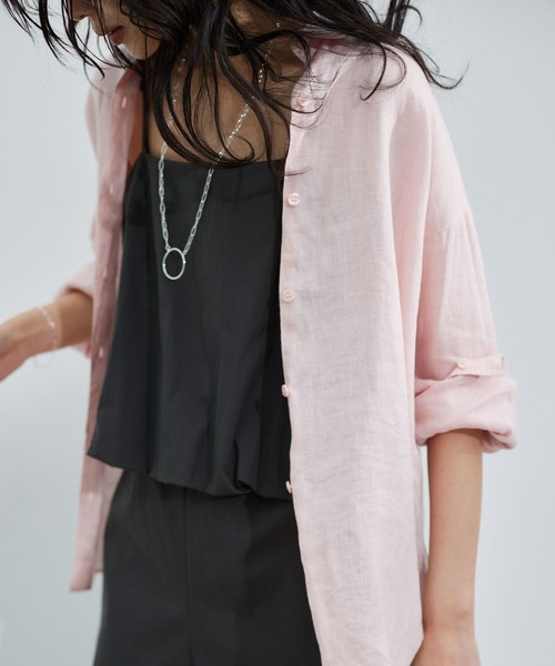 BARNYARDSTORM（バンヤードストーム）の「BARNYARDSTORM / バルーンキャミサロペ（サロペット/オーバーオール・レディース・チャコール/ホワイト・S/M）」の3枚目の写真