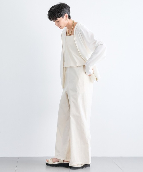 BARNYARDSTORM（バンヤードストーム）の「BARNYARDSTORM / バルーンキャミサロペ（サロペット/オーバーオール・レディース・チャコール/ホワイト・S/M）」の11枚目の写真