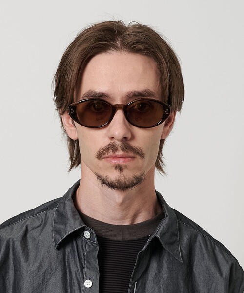 KANEKO OPTICAL（カネコオプティカル）の「【別注】 ＜KANEKO OPTICAL（金子眼鏡）＞ Isabella SGLS/サングラス ‐MADE IN JAPAN‐（サングラス・メンズ・ブラック/ダークブラウン・FREE）」の3枚目の写真