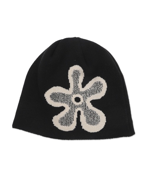 Figments（フィグメンツ）の「フラワーサマーニットワッチ（ニットキャップ/ビーニー・レディース・ブラック・FREE）」の5枚目の写真