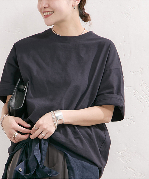 JOURNAL STANDARD（ジャーナルスタンダード）の「《追加》タックスウェットTシャツ（Tシャツ/カットソー・レディース・ホワイト/Red/ブラック系その他/ブラウン系その他・FREE）」の16枚目の写真