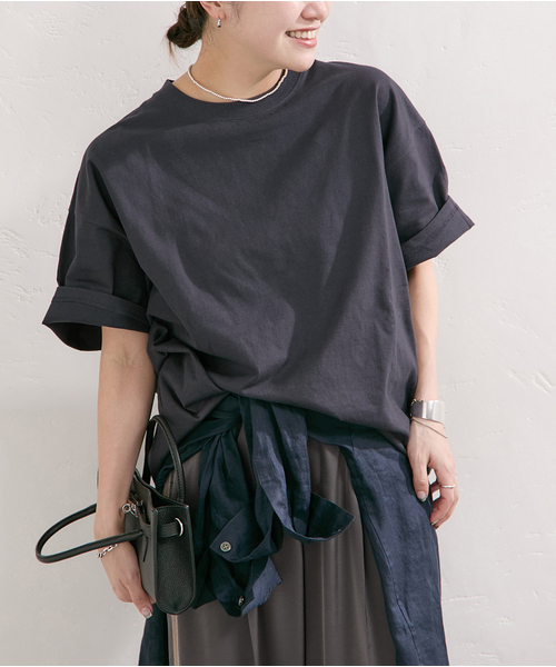 JOURNAL STANDARD（ジャーナルスタンダード）の「《追加》タックスウェットTシャツ（Tシャツ/カットソー・レディース・ホワイト/Red/ブラック系その他/ブラウン系その他・FREE）」の17枚目の写真