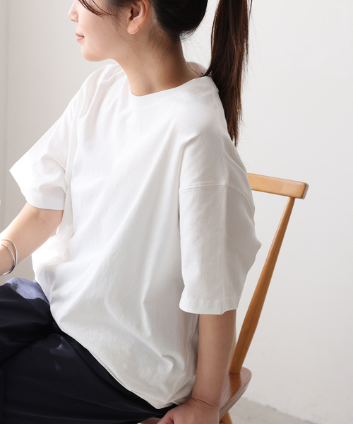 JOURNAL STANDARD（ジャーナルスタンダード）の「《追加》タックスウェットTシャツ（Tシャツ/カットソー・レディース・ホワイト/Red/ブラック系その他/ブラウン系その他・FREE）」の21枚目の写真