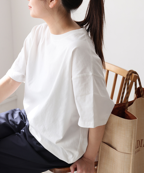 JOURNAL STANDARD（ジャーナルスタンダード）の「《追加》タックスウェットTシャツ（Tシャツ/カットソー・レディース・ホワイト/Red/ブラック系その他/ブラウン系その他・FREE）」の22枚目の写真