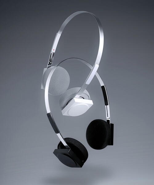 bpr BEAMS（ビーピーアール ビームス ）の「km5 / Lightwear Headphones Hp1（ヘッドフォン/イヤホン・レディース・ホワイト/ブラック・ONE SIZE）」の11枚目の写真