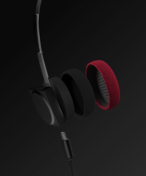 bpr BEAMS（ビーピーアール ビームス ）の「km5 / Lightwear Headphones Hp1（ヘッドフォン/イヤホン・レディース・ホワイト/ブラック・ONE SIZE）」の13枚目の写真