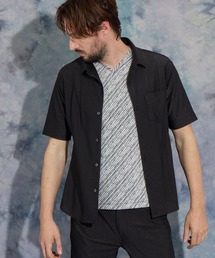 HIDEAWAYS NICOLE | メランジメッシュ半袖シャツ(シャツ/ブラウス)