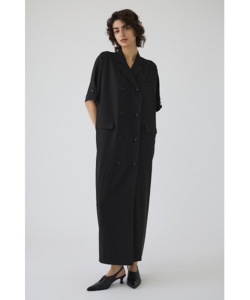 美品！ヴィトン/ダブルブレステッドワンピース34size 二重織リュクス・Vネックワンピース/40代50代からのレディース