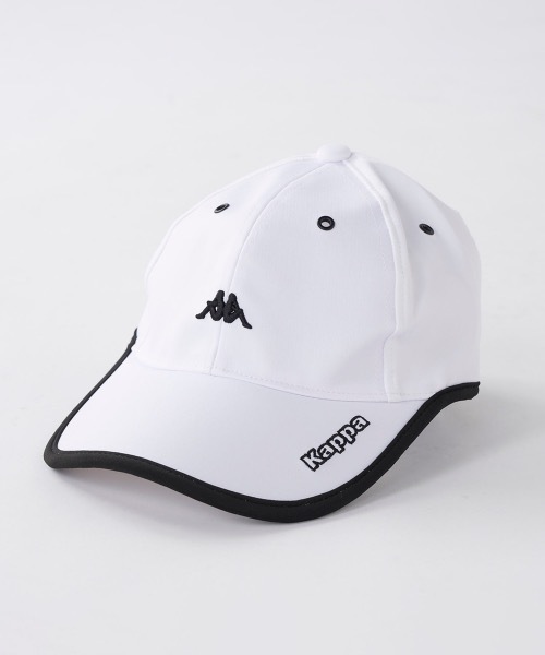 Kappa(カッパ)の「【Kappa/カッパ】レディースロゴキャップ ゴルフ(キャップ・レディース・ホワイト/ブラック/ターコイズブルー・FREE)」の2枚目の写真